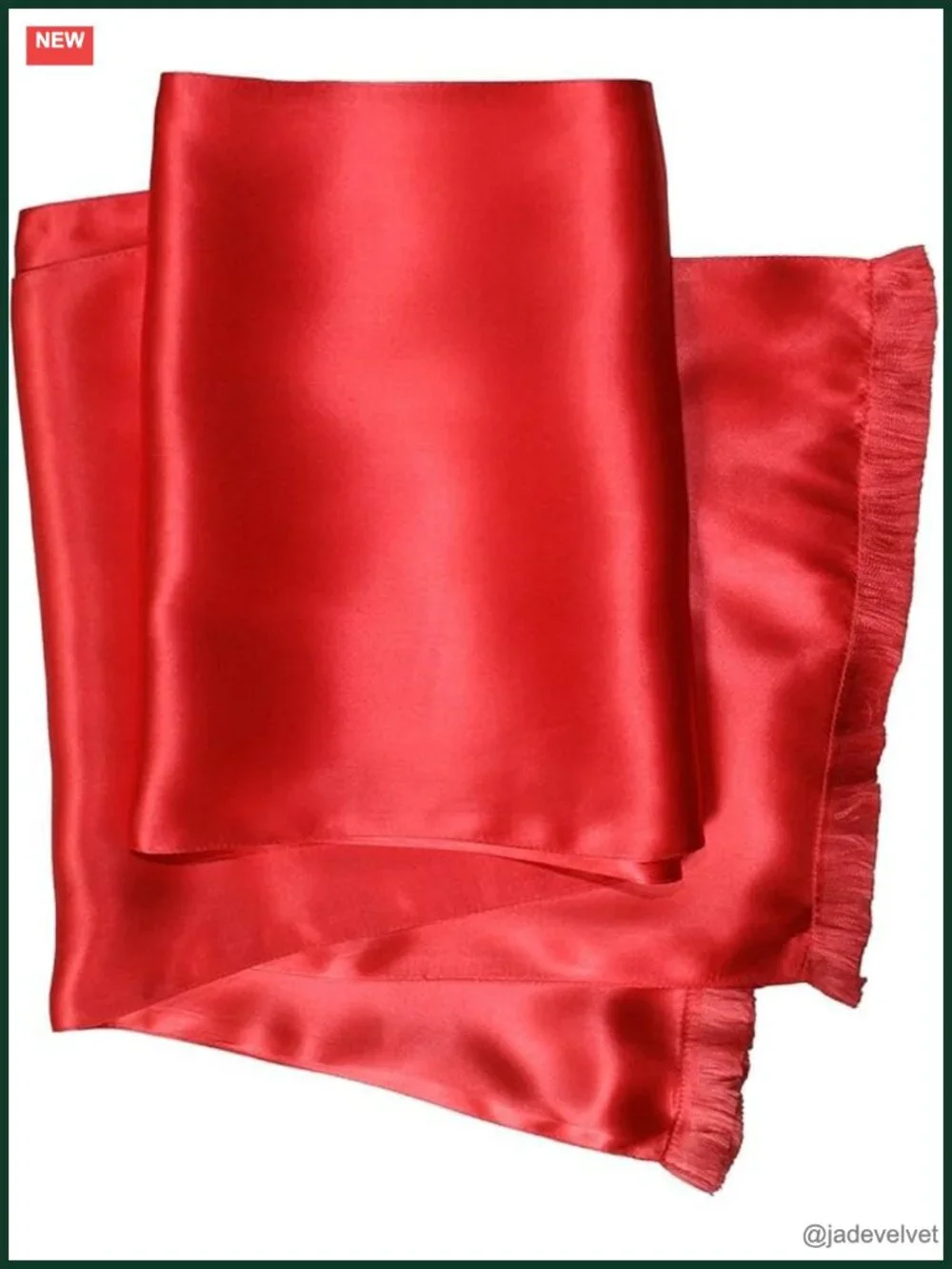 Unisex Silk Aviator Scarf - Lightweight, Double Layered, Washable